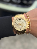 Reloj Metálico Dorado Tchmrn | Luxury Full Gold con Esfera Dorada Premium