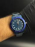 Reloj Azul Completo con Esfera y Bisel Azul | Estilo Luxury Deportivo Premium