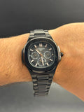 Reloj Ptk Funcional Negro con Tablero Negro Gris | Luxury Deportivo Premium