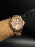 Reloj Oro Rosa con Esfera Oro Rosa y Detalle Diamond | Estilo Luxury Moderno Premium