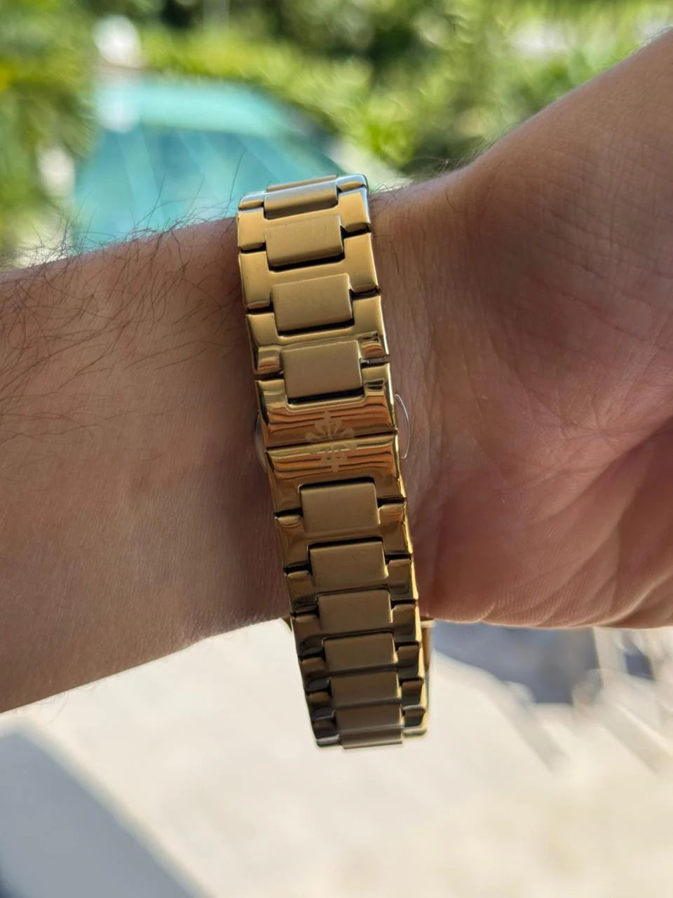 Reloj Ptk New Dorado con Tablero Tiffany | Tiffany Gold Luxury Edition