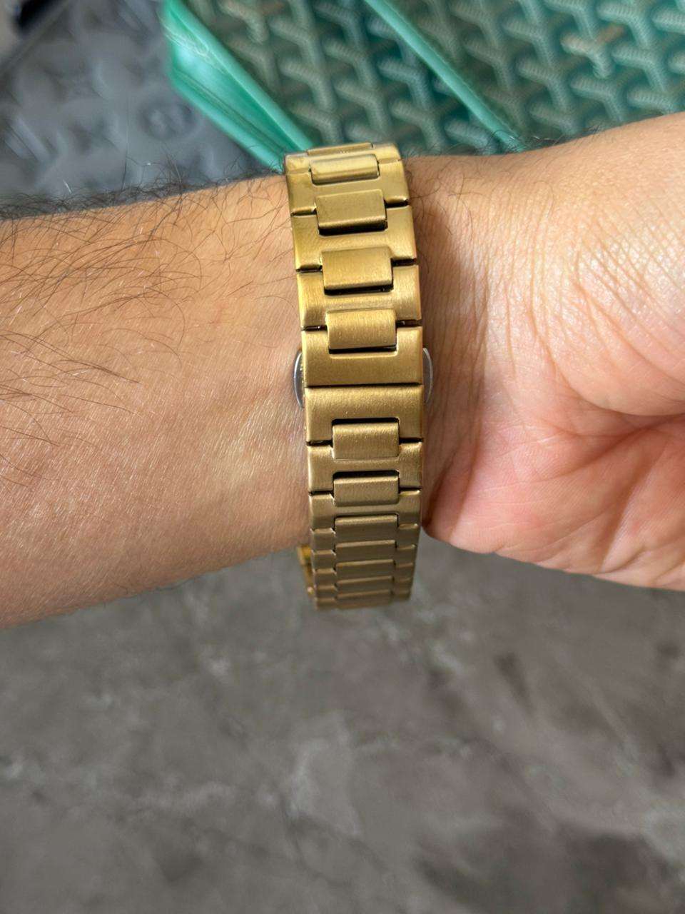 Reloj Ptk Funcional Dorado con Tablero Dorado | Luxury Full Gold Premium