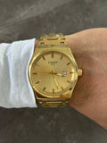 Reloj Metálico Dorado con Esfera Dorada Tipo PRX | Estilo Luxury Premium
