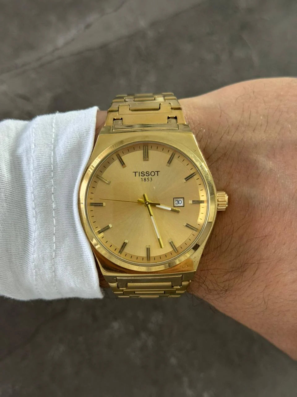 Reloj Metálico Dorado con Esfera Dorada Tipo PRX | Estilo Luxury Premium