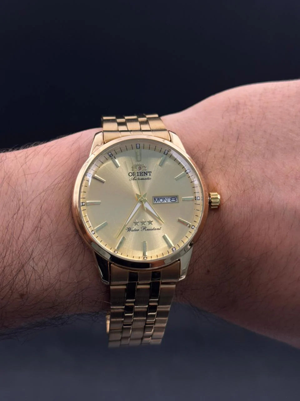 Reloj Dorado Completo con Esfera Dorada | Estilo Luxury Exclusivo