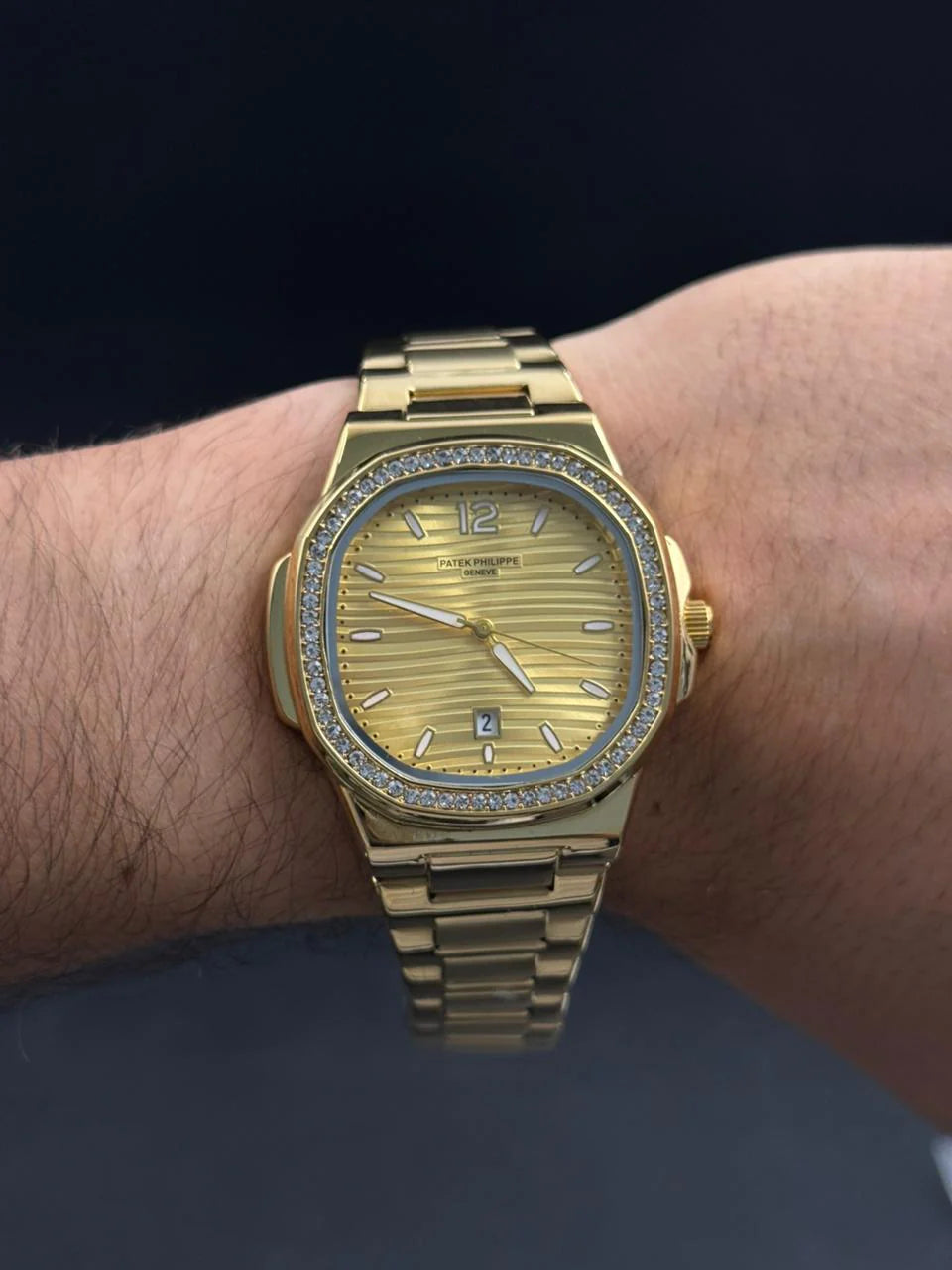 Reloj Ptk 2026 Circones Dorado con Tablero Dorado | Luxury Full Gold Premium