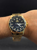Reloj Dorado 20 BAR con Esfera Negra | Estilo Luxury Deportivo Premium