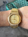 Reloj Ptk 2026 Dorado con Tablero Dorado | Gold Luxury Executive Edition