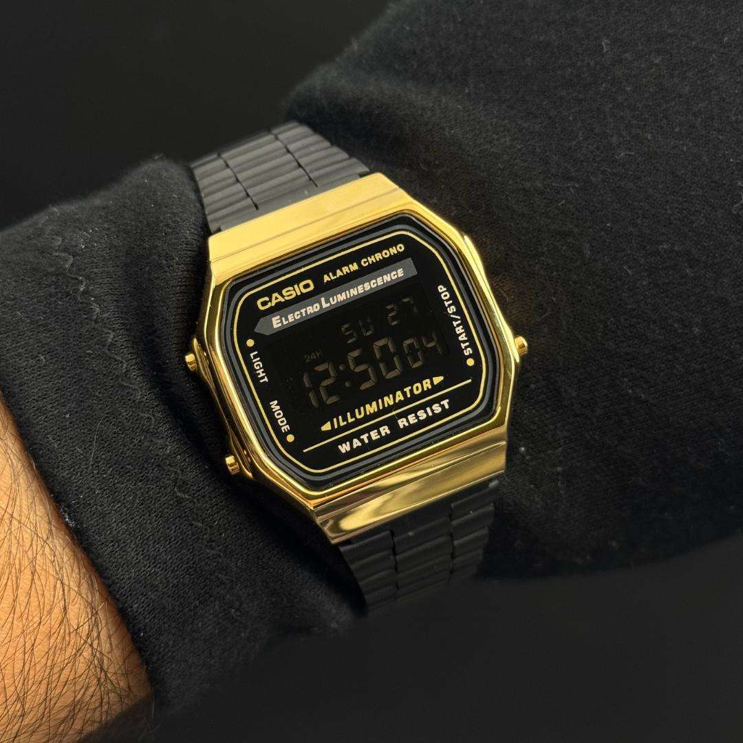 Reloj Cso Illuminator New LED Negro Dorado | Digital Luxury en Acero Premium