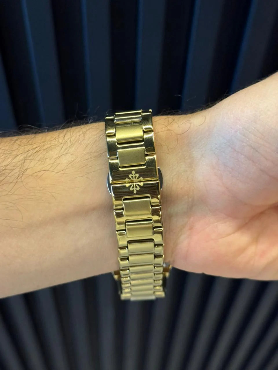 Reloj Ptk Semi Automático Dorado con Tablero Plateado | Luxury Premium Elegante