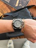 Reloj Cronógrafo Negro QYQ Tchmrn | Sport Luxury Full Black con Pulso en Goma