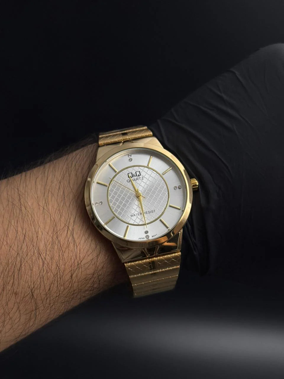 Reloj Dorado con Esfera Plateada | Estilo Luxury Ejecutivo Premium