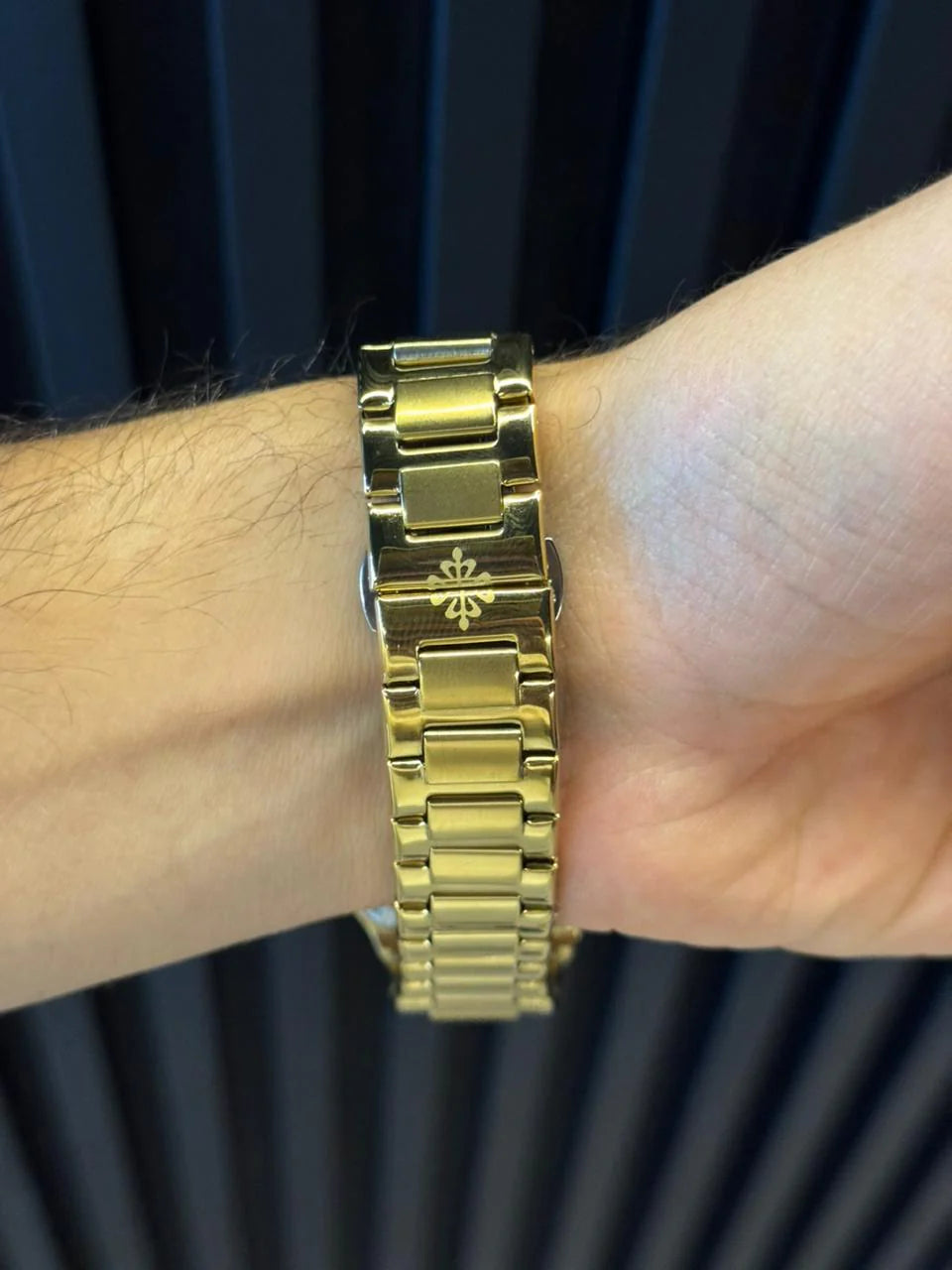 Reloj Ptk Semi Automático Dorado con Tablero Dorado | Luxury Full Gold Premium