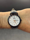 Reloj Negro con Esfera Blanca | Estilo Luxury Moderno Minimalista