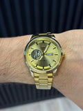 Reloj Análogo Dorado Full Gold | Estilo Luxury Premium
