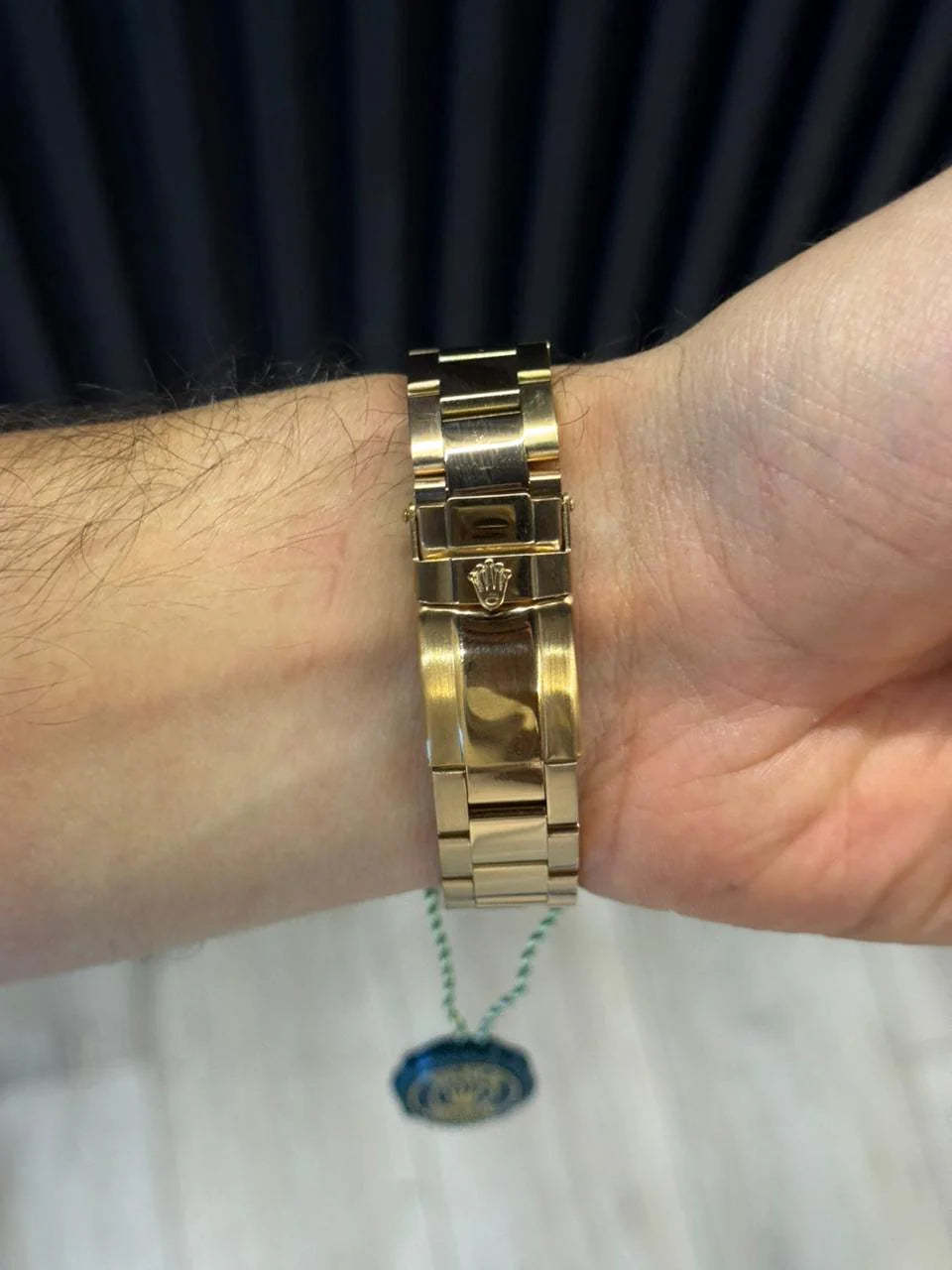 Reloj GMT Oro Rosa con Esfera Verde y Bisel Verde | Edición Exclusiva Premium
