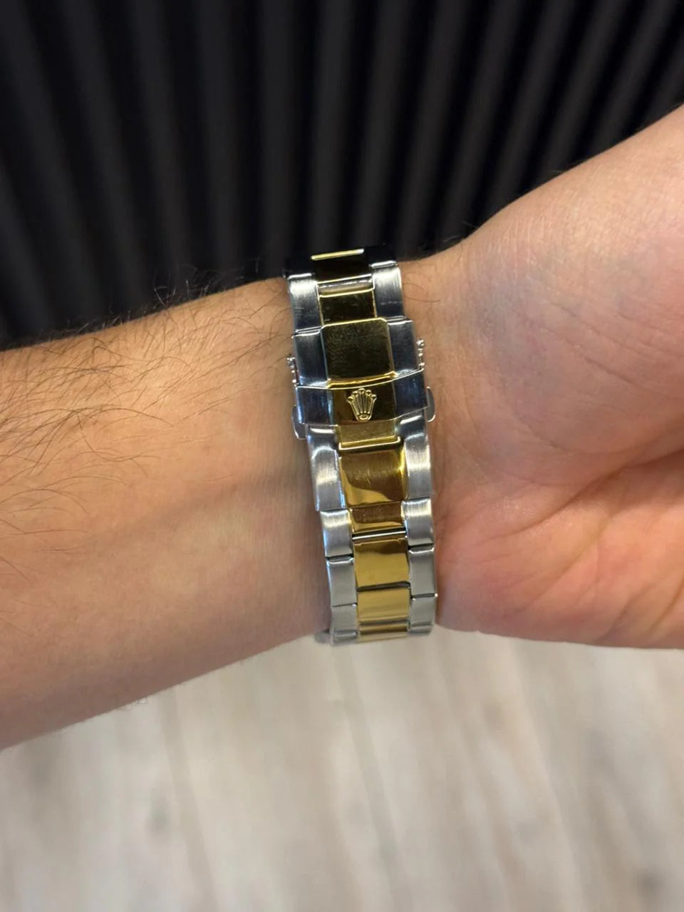 Reloj Submariner Bicolor Dorado con Esfera Azul | Lujo Elegante Premium