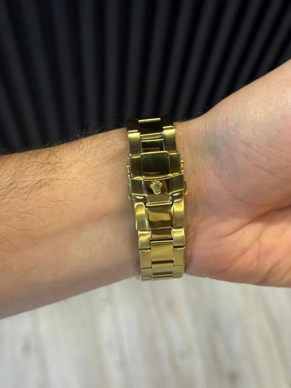 Reloj Submariner Dorado con Esfera Dorada y Detalles Negros | Lujo Premium Exclusivo