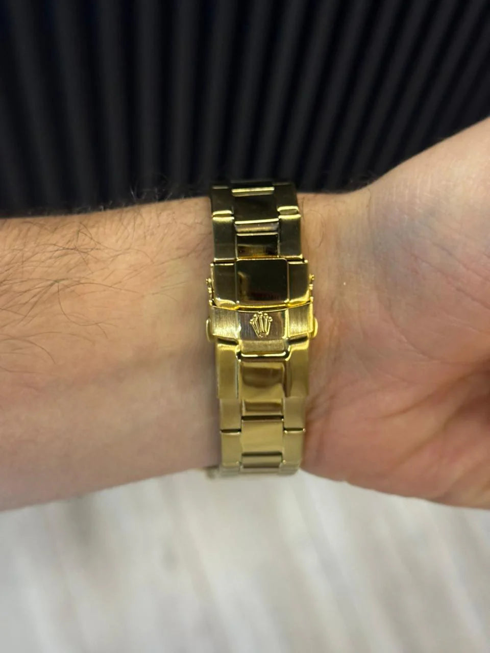 Reloj Submariner Dorado con Esfera Azul | Lujo Elegante Premium